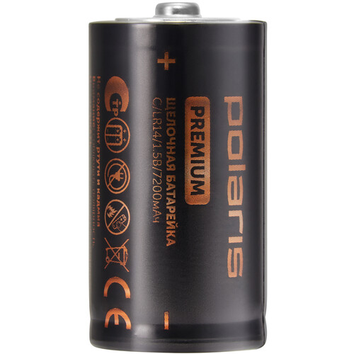 Купить Батарейка Polaris PB Premium C (LR14/ER26500/R14)  9252736. Характеристики, отзывы и цены в Донецке