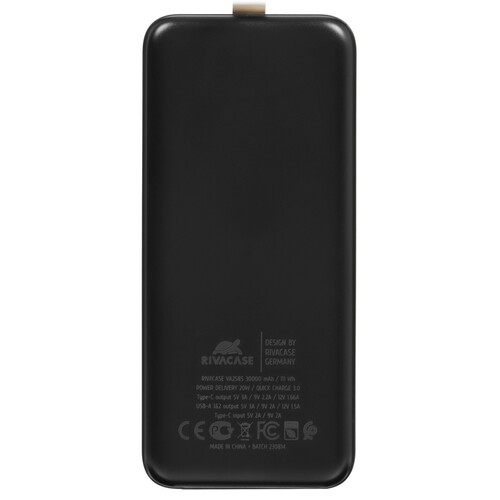 Купить Портативный аккумулятор RIVACASE VA2585 черный  9260618. Характеристики, отзывы и цены в Донецке