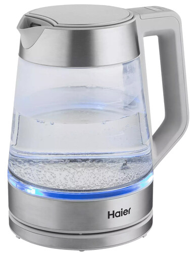 Купить Электрочайник Haier HK-501 серый  9240238. Характеристики, отзывы и цены в Донецке