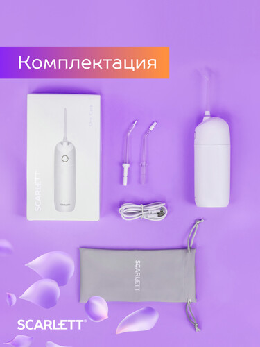 Купить Ирригатор SCARLETT SC-WF03  9220116. Характеристики, отзывы и цены в Донецке