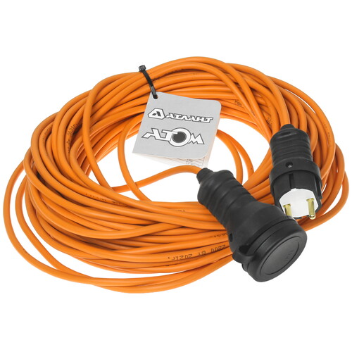 Купить Удлинитель силовой Атлант 40124 оранжевый  5319803. Характеристики, отзывы и цены в Донецке