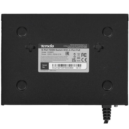Купить Коммутатор Tenda S106PC  9114619. Характеристики, отзывы и цены в Донецке