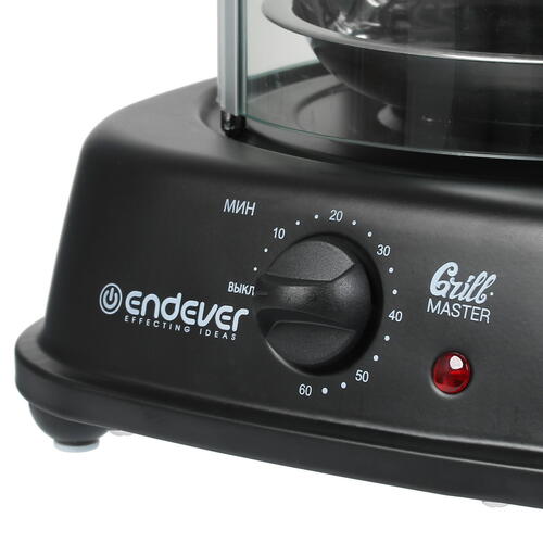Купить Электрошашлычница Endever Grillmaster-300 черный  8115606. Характеристики, отзывы и цены в Донецке