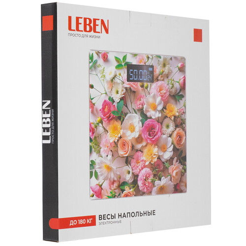Купить Весы Leben 252-095 разноцветный  9237263. Характеристики, отзывы и цены в Донецке