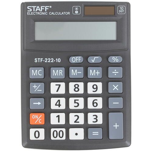Купить Калькулятор бухгалтерский STAFF PLUS STF-222  1281086. Характеристики, отзывы и цены в Донецке