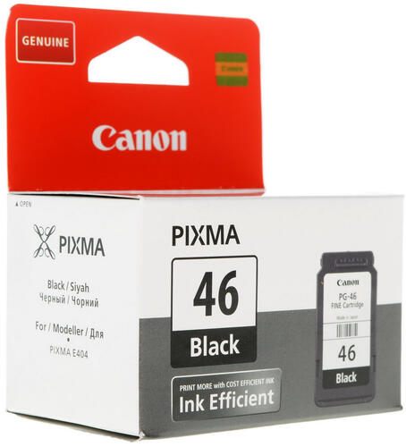 Купить Картридж Canon PG-46 черный  1003046. Характеристики, отзывы и цены в Донецке