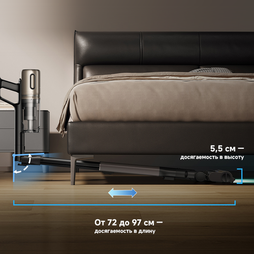 Купить Вертикальный пылесос  Dreame Z40 TangleCut Flex+  золотистый  5666446. Характеристики, отзывы и цены в Донецке