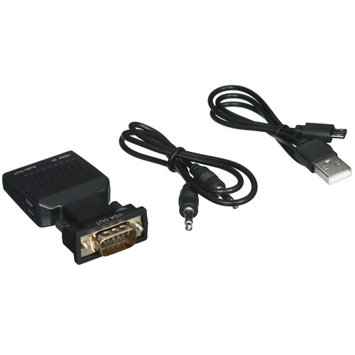 Купить Переходник однонаправленный VCOM HDMI - VGA+Jack 3.5  5471579. Характеристики, отзывы и цены в Донецке