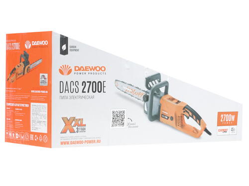 Купить Электрическая цепная пила Daewoo DACS 2700E шина - 45 см(18")  1097873. Характеристики, отзывы и цены в Донецке