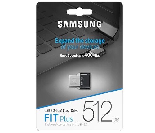 Купить Память USB Flash 512 ГБ Samsung FIT MUF-512AB/APC]  5484870. Характеристики, отзывы и цены в Донецке
