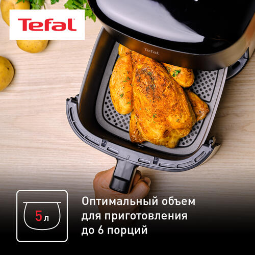 Купить Аэрогриль Tefal Easy Fry Max EY245B10 черный  9071069. Характеристики, отзывы и цены в Донецке