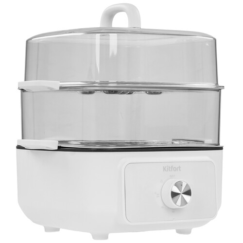 Купить Пароварка Kitfort КТ-6484 белый  9236264. Характеристики, отзывы и цены в Донецке