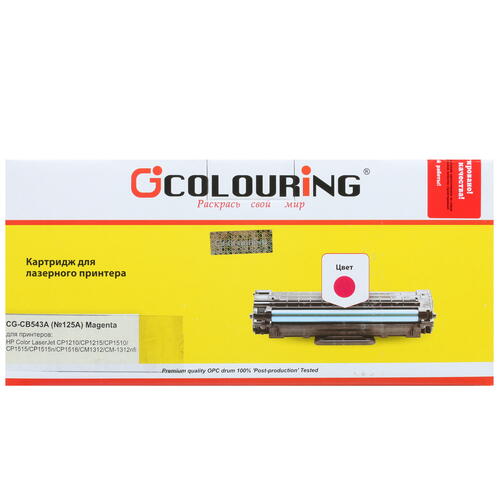 Купить Картридж лазерный Colouring CG-CB543A/716 пурпурный  1377663. Характеристики, отзывы и цены в Донецке