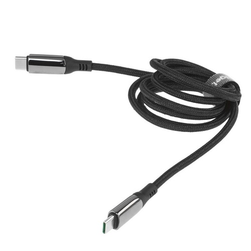 Купить Кабель круглый GoGadget USB Type-C - USB Type-C черный 1.2 м  9206826. Характеристики, отзывы и цены в Донецке
