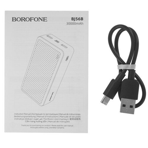 Купить Портативный аккумулятор Borofone BJ56B черный  5603882. Характеристики, отзывы и цены в Донецке