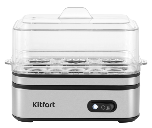 Купить Яйцеварка Kitfort КТ-6957 серебристый  9272042. Характеристики, отзывы и цены в Донецке