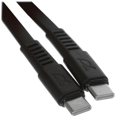 Купить Кабель плоский RIVACASE USB Type-C - USB Type-C черный 1.2 м  4825016. Характеристики, отзывы и цены в Донецке