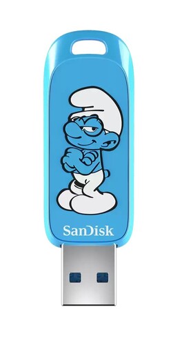 Купить Память USB Flash 64 ГБ Sandisk Smurf  5635908. Характеристики, отзывы и цены в Донецке