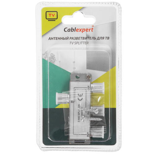 Купить Сплиттер антенный Cablexpert AS-TV-03  5452602. Характеристики, отзывы и цены в Донецке