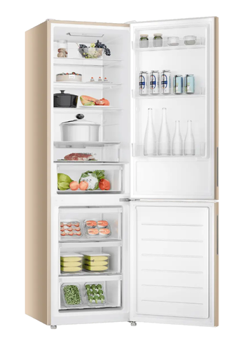Купить Холодильник с морозильником   Haier CEF538CGG золотистый  9291527. Характеристики, отзывы и цены в Донецке
