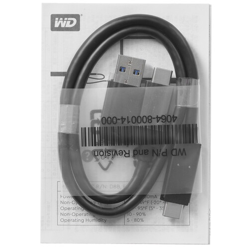 Купить 5 ТБ Внешний HDD WD My Passport Ultra [WDBFTM0050BGD-CESN]  5433334. Характеристики, отзывы и цены в Донецке