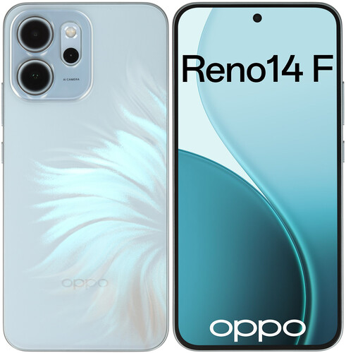 Купить 6.57" Смартфон OPPO Reno14 F 5G 256 ГБ голубой  5632365. Характеристики, отзывы и цены в Донецке