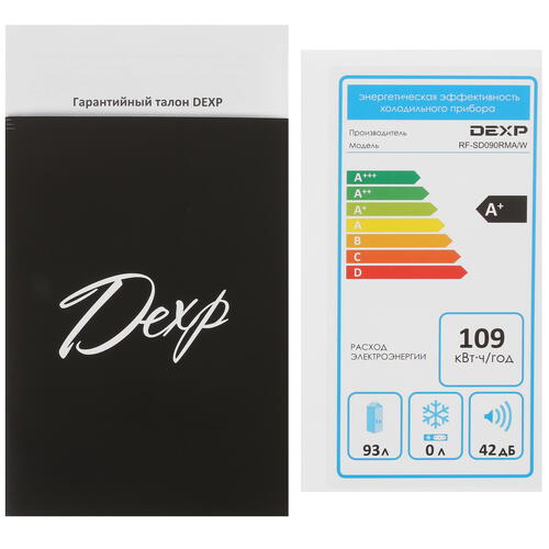 Купить Холодильник компактный   DEXP RF-SD090RMA/W белый  4703596. Характеристики, отзывы и цены в Донецке
