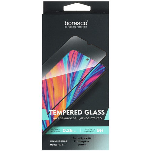 Купить Защитное стекло BoraSCO для экрана Tecno SPARK 40 Pro+  9291354. Характеристики, отзывы и цены в Донецке