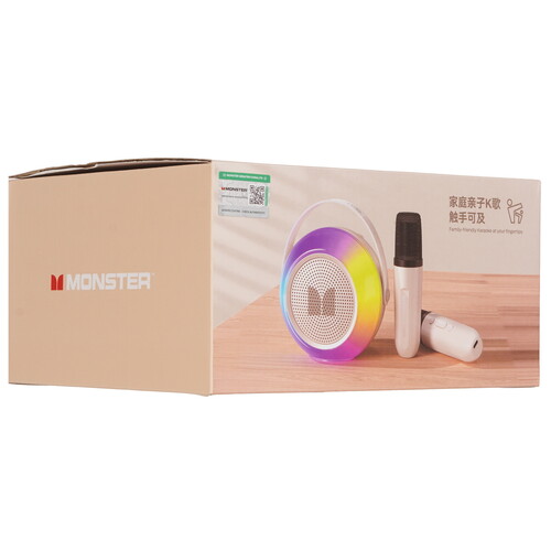 Купить Портативная аудиосистема MONSTER M8, белый  9309101. Характеристики, отзывы и цены в Донецке