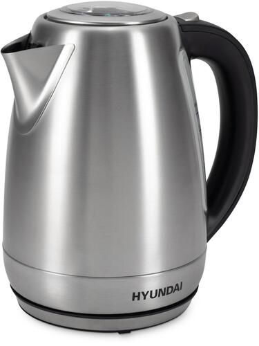 Купить Электрочайник Hyundai HYK-S8408 серебристый  9091248. Характеристики, отзывы и цены в Донецке