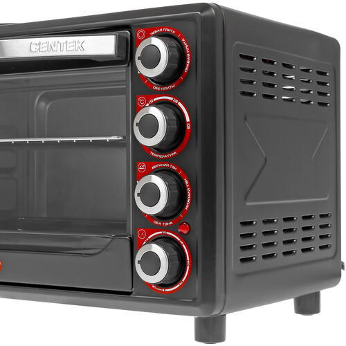 Купить Мини-печь Centek CT-1530-36 PLATE черный  1114276. Характеристики, отзывы и цены в Донецке