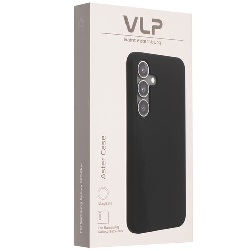 Купить Накладка  VLP Aster Case для Samsung Galaxy S25+ черный  5613323. Характеристики, отзывы и цены в Донецке