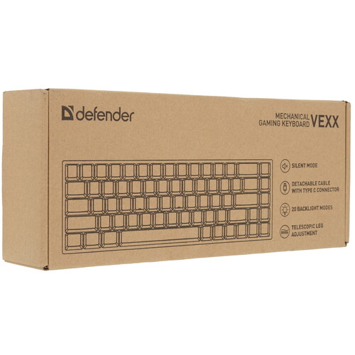 Купить Клавиатура  проводная Defender Vexx Pro GK-084  9230455. Характеристики, отзывы и цены в Донецке