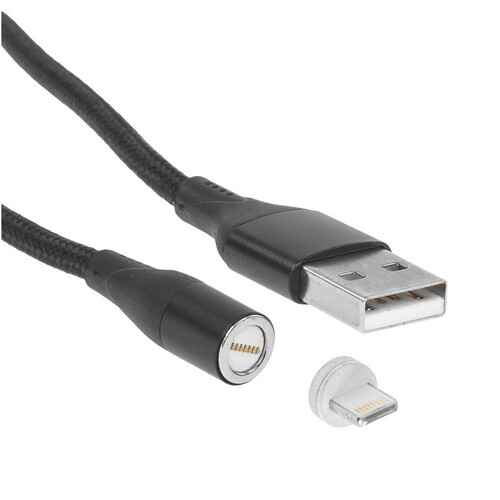 Купить Кабель круглый JETACCESS Lightning 8-pin - USB 2.0 Type-A черный 1 м  5617821. Характеристики, отзывы и цены в Донецке