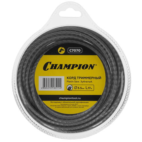 Купить Леска для триммеров Champion Platin Saw C7070  5099792. Характеристики, отзывы и цены в Донецке