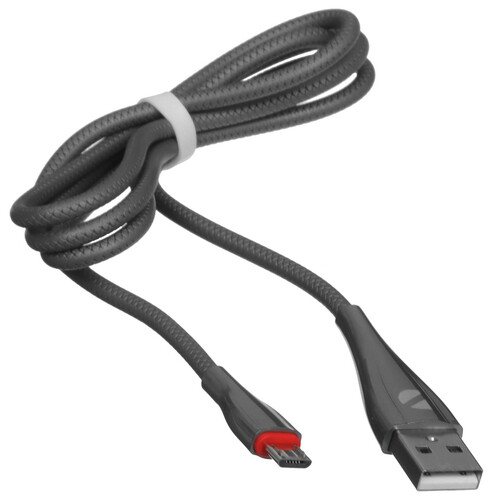 Купить Кабель круглый DEPPA micro USB - USB 2.0 Type-A серый 1 м  9113465. Характеристики, отзывы и цены в Донецке