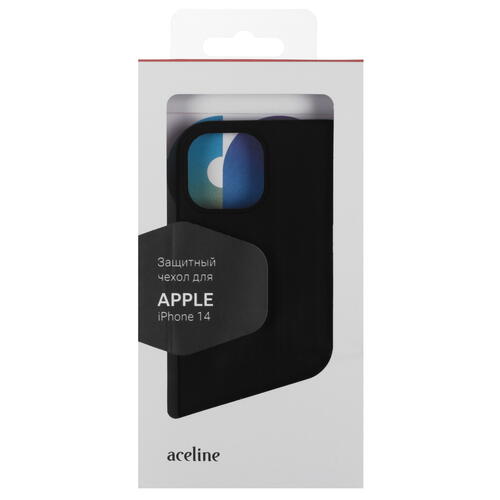 Купить Накладка  Aceline Liquid Silicone для Apple iPhone 14 черный  5413226. Характеристики, отзывы и цены в Донецке