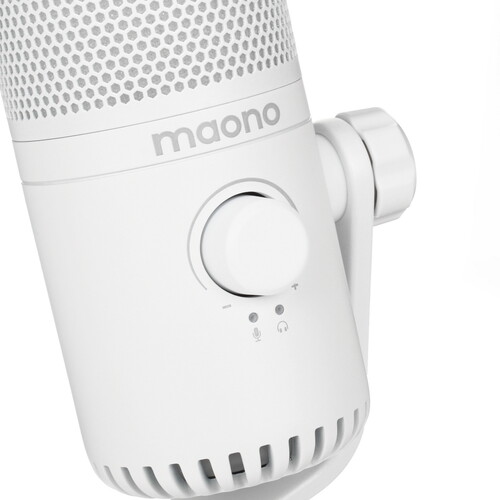 Купить Микрофон Maono DM30 RGB белый  5402761. Характеристики, отзывы и цены в Донецке