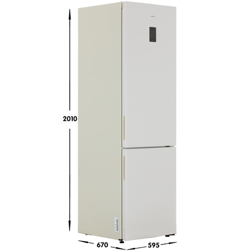 Купить Холодильник с морозильником   Samsung RB37A5491EL/WT бежевый  5321069. Характеристики, отзывы и цены в Донецке