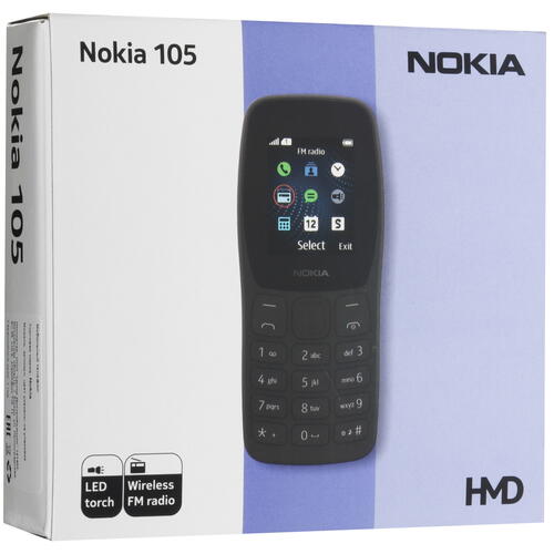 Купить Сотовый телефон Nokia 105 DS (2022) синий  5452152. Характеристики, отзывы и цены в Донецке