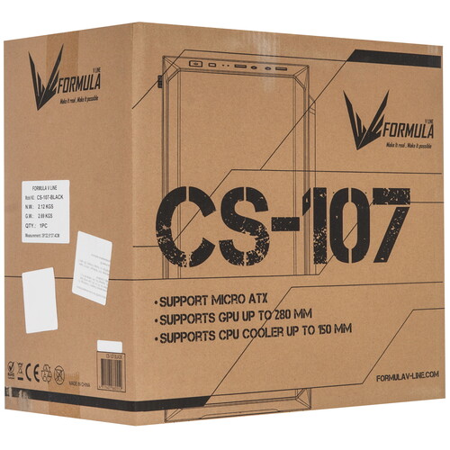 Купить Корпус Formula V Line CS-107  9211164. Характеристики, отзывы и цены в Донецке