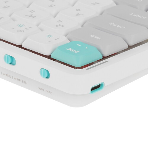 Купить Клавиатура проводная + беспроводная Nuphy AIR60v2  9146434. Характеристики, отзывы и цены в Донецке