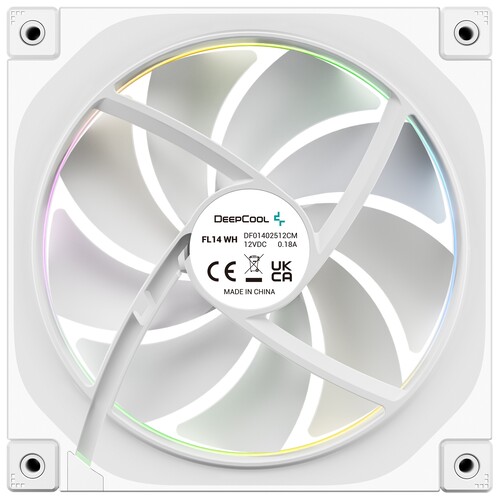 Купить Вентилятор DEEPCOOL FL14 [R-FL14-WHAPN1-G] белый  5635685. Характеристики, отзывы и цены в Донецке