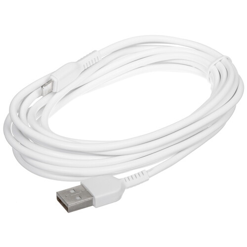 Купить Кабель круглый Hoco Lightning 8-pin - USB 2.0 Type-A белый 3 м  5475064. Характеристики, отзывы и цены в Донецке