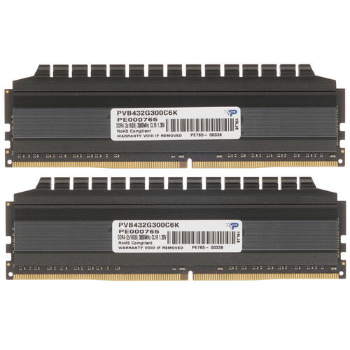 Купить Оперативная память Patriot Viper 4 Blackout [PVB432G300C6K] 32 ГБ  4759796. Характеристики, отзывы и цены в Донецке