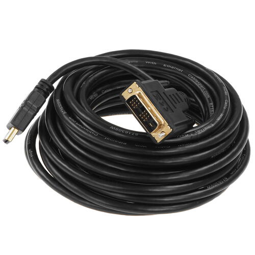 Купить Кабель однонаправленный Cablexpert HDMI - DVI-D, 7.5 м  9059951. Характеристики, отзывы и цены в Донецке