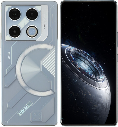 Купить 6.78" Смартфон Infinix GT 20 Pro 256 ГБ серебристый  5458549. Характеристики, отзывы и цены в Донецке