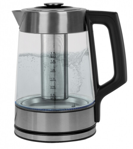 Купить Электрочайник Vixter KTP-1345 серебристый  9179097. Характеристики, отзывы и цены в Донецке