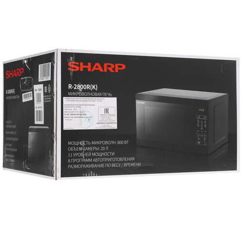 Купить Микроволновая печь Sharp R2800RK черный  5321758. Характеристики, отзывы и цены в Донецке
