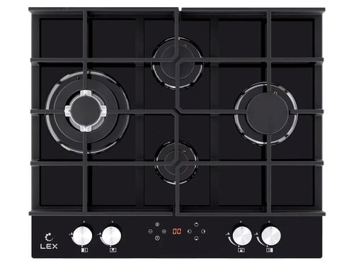 Купить Газовая варочная поверхность LEX GVG 644 T BL  9101416. Характеристики, отзывы и цены в Донецке